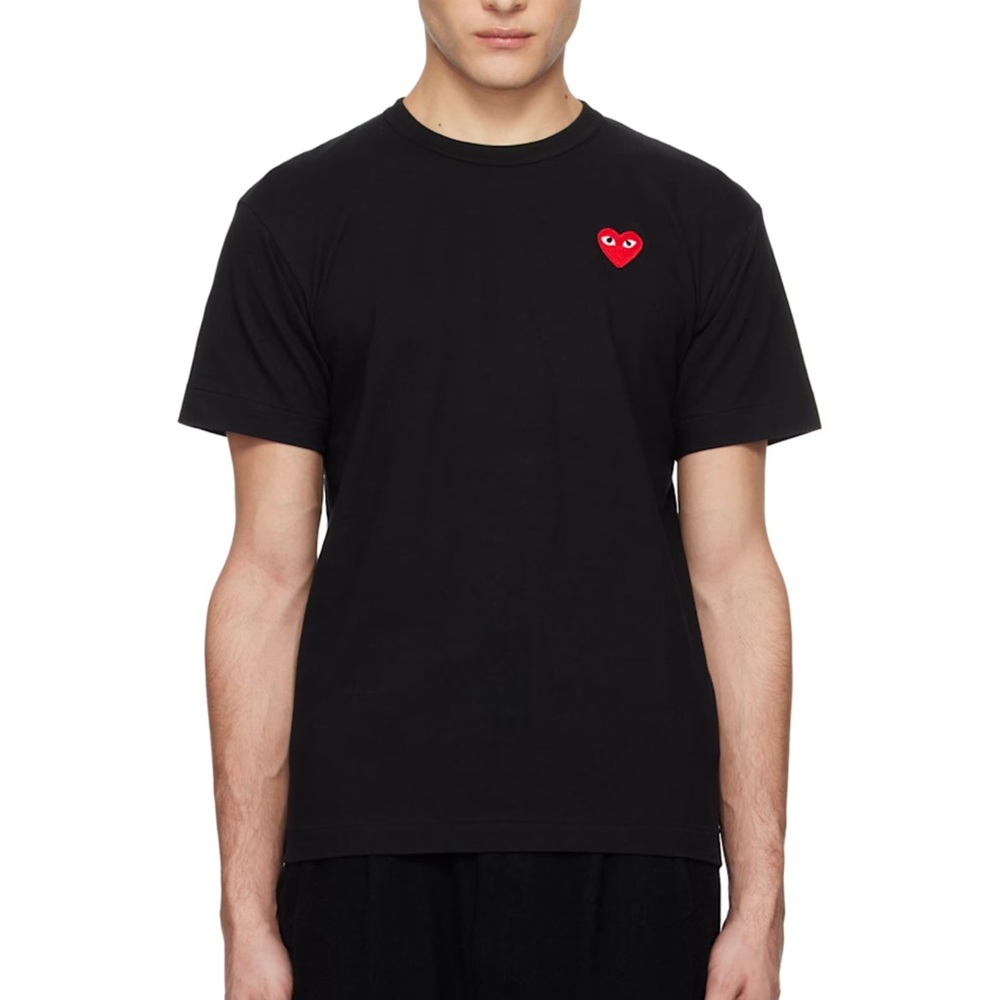 Comme Des Garçons Play Black Red Heart T-shirt
